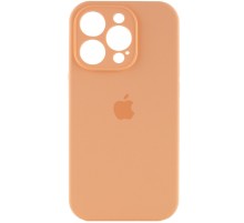 Чохол Silicone Case Full Camera Protective (AA) для Apple iPhone 15 Pro (6.1") Помаранчевий / Cantaloupe / PVH