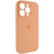 Чохол Silicone Case Full Camera Protective (AA) для Apple iPhone 15 Pro (6.1") Помаранчевий / Cantaloupe / PVH