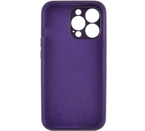 Чохол Silicone Case Full Camera Protective (AA) для Apple iPhone 15 Pro (6.1") Фіолетовий / Elderberry / PVH Чохол Silicone Case Full Camera Protective (AA) для Apple iPhone 15 Pro (6.1") Фіолетовий / Elderberry / PVH