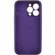 Чохол Silicone Case Full Camera Protective (AA) для Apple iPhone 15 Pro (6.1") Фіолетовий / Elderberry / PVH