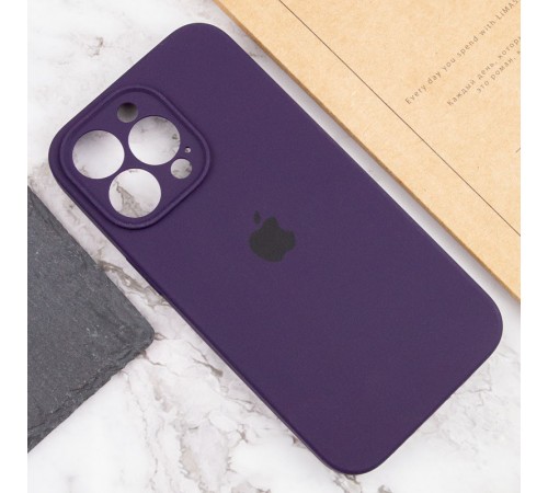 Чохол Silicone Case Full Camera Protective (AA) для Apple iPhone 15 Pro (6.1") Фіолетовий / Elderberry / PVH Чохол Silicone Case Full Camera Protective (AA) для Apple iPhone 15 Pro (6.1") Фіолетовий / Elderberry / PVH