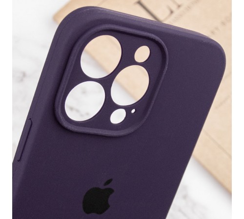 Чохол Silicone Case Full Camera Protective (AA) для Apple iPhone 15 Pro (6.1") Фіолетовий / Elderberry / PVH Чохол Silicone Case Full Camera Protective (AA) для Apple iPhone 15 Pro (6.1") Фіолетовий / Elderberry / PVH