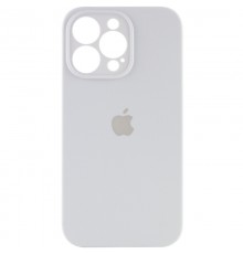 Чохол Silicone Case Full Camera Protective (AA) для Apple iPhone 15 Pro Max (6.7") Білий / White