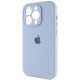 Чохол Silicone Case Full Camera Protective (AA) для Apple iPhone 15 Pro Max (6.7") Блакитний / Lilac Blue / PVH