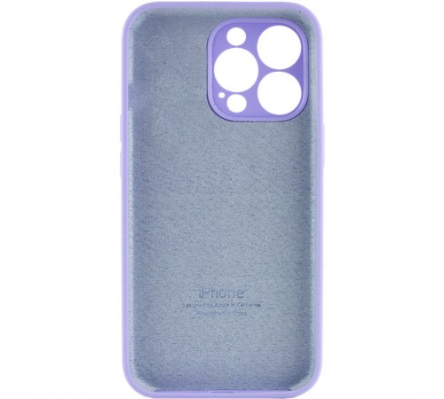 Чохол Silicone Case Full Camera Protective (AA) для Apple iPhone 15 Pro Max (6.7") Бузковий / Dasheen / PVH Чохол Silicone Case Full Camera Protective (AA) для Apple iPhone 15 Pro Max (6.7") Бузковий / Dasheen / PVH