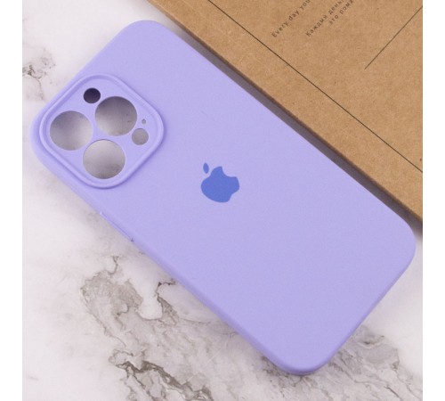 Чохол Silicone Case Full Camera Protective (AA) для Apple iPhone 15 Pro Max (6.7") Бузковий / Dasheen / PVH Чохол Silicone Case Full Camera Protective (AA) для Apple iPhone 15 Pro Max (6.7") Бузковий / Dasheen / PVH
