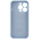 Чохол Silicone Case Full Camera Protective (AA) для Apple iPhone 15 Pro Max (6.7") Блакитний / Sweet Blue / PVH