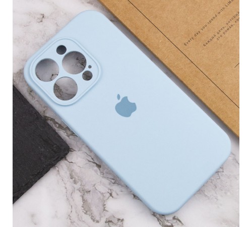 Чохол Silicone Case Full Camera Protective (AA) для Apple iPhone 15 Pro Max (6.7") Блакитний / Sweet Blue / PVH Чохол Silicone Case Full Camera Protective (AA) для Apple iPhone 15 Pro Max (6.7") Блакитний / Sweet Blue / PVH