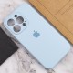 Чохол Silicone Case Full Camera Protective (AA) для Apple iPhone 15 Pro Max (6.7") Блакитний / Sweet Blue / PVH