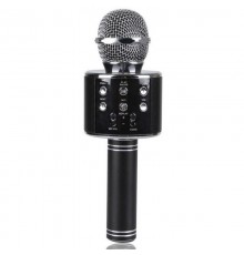 Караоке Мікрофон-колонка WS858 Black