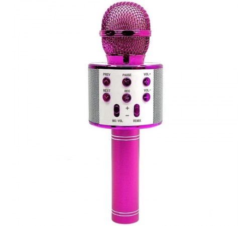 Караоке Мікрофон-колонка WS858 Pink