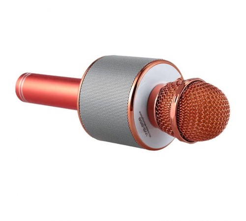 Караоке Мікрофон-колонка WS858 Rose Gold