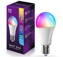 Світлодіодна RGB лампочка Smart bulb light 1 with Bluetooth E27 with app White