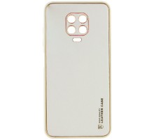 Шкіряний чохол Xshield для Xiaomi Redmi Note 9s / Note 9 Pro / Note 9 Pro Max Білий / White