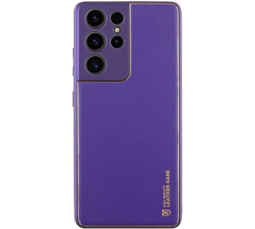 Шкіряний чохол Xshield для Samsung Galaxy S21 Ultra Фіолетовий / Ultra Violet Шкіряний чохол Xshield для Samsung Galaxy S21 Ultra Фіолетовий / Ultra Violet