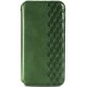 Шкіряний чохол-книжка GETMAN Cubic (PU) для Samsung Galaxy A05 Зелений