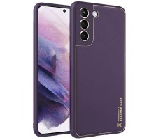 Шкіряний чохол Xshield для Samsung Galaxy S21+ Фіолетовий / Dark Purple