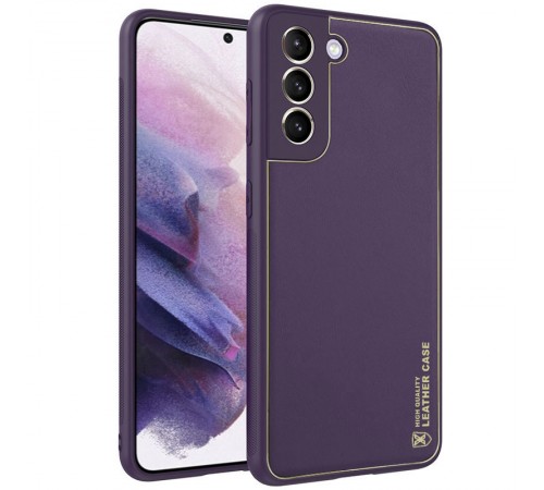 Шкіряний чохол Xshield для Samsung Galaxy S21+ Фіолетовий / Dark Purple Шкіряний чохол Xshield для Samsung Galaxy S21+ Фіолетовий / Dark Purple
