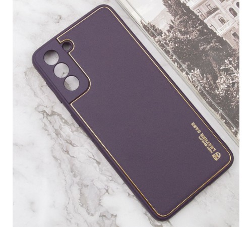 Шкіряний чохол Xshield для Samsung Galaxy S21+ Фіолетовий / Dark Purple Шкіряний чохол Xshield для Samsung Galaxy S21+ Фіолетовий / Dark Purple