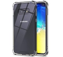 TPU чохол GETMAN Ease logo посилені кути для Samsung Galaxy S10e Безбарвний (прозорий)