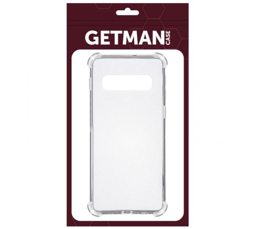 TPU чохол GETMAN Ease logo посилені кути для Samsung Galaxy S10e Безбарвний (прозорий) TPU чохол GETMAN Ease logo посилені кути для Samsung Galaxy S10e Безбарвний (прозорий)