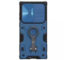 TPU+PC чохол Nillkin CamShield Armor Pro no logo (шторка на камеру) для Samsung Galaxy S23 Ultra Синій
