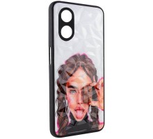 TPU+PC чохол Prisma Ladies для Oppo A78 4G Chocolate