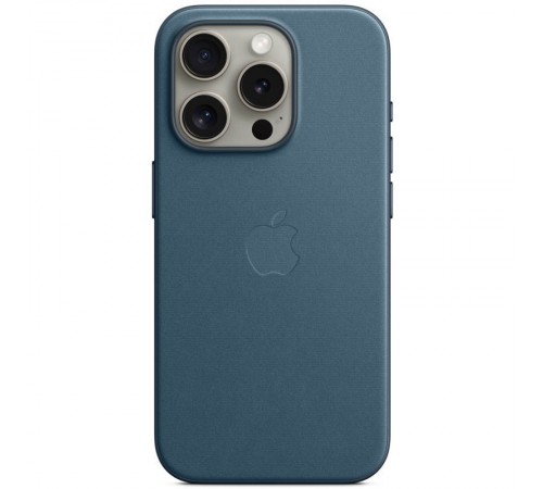 Чохол FineWoven (AAA) with MagSafe для Apple iPhone 15 Pro (6.1") Pacific Blue Чохол FineWoven (AAA) with MagSafe для Apple iPhone 15 Pro (6.1") Pacific Blue