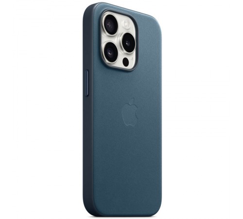 Чохол FineWoven (AAA) with MagSafe для Apple iPhone 15 Pro (6.1") Pacific Blue Чохол FineWoven (AAA) with MagSafe для Apple iPhone 15 Pro (6.1") Pacific Blue