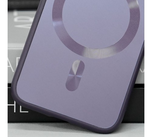 Чохол TPU+Glass Sapphire Midnight with MagSafe для Apple iPhone 15 (6.1") Фіолетовий / Deep Purple Чохол TPU+Glass Sapphire Midnight with MagSafe для Apple iPhone 15 (6.1") Фіолетовий / Deep Purple