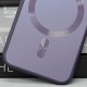 Чохол TPU+Glass Sapphire Midnight with MagSafe для Apple iPhone 15 (6.1") Фіолетовий / Deep Purple