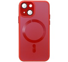 Чохол TPU+Glass Sapphire Midnight with MagSafe для Apple iPhone 15 Plus (6.7") Червоний / Red