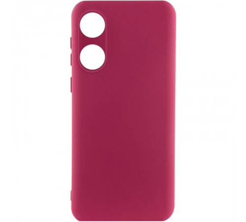 Чохол Silicone Cover Lakshmi Full Camera (A) для Oppo A58 4G Бордовий / Marsala Чохол Silicone Cover Lakshmi Full Camera (A) для Oppo A58 4G Бордовий / Marsala