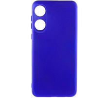 Чохол Silicone Cover Lakshmi Full Camera (A) для Oppo A78 4G Синій / Iris