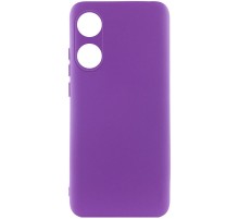 Чохол Silicone Cover Lakshmi Full Camera (A) для Oppo A78 4G Фіолетовий / Purple