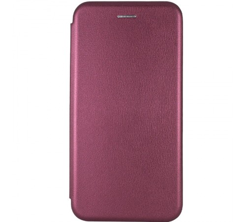 Шкіряний чохол-книжка Classy для Motorola Moto G32 Бордовий