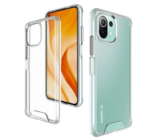 Чохол TPU Space Case transparent для Xiaomi Mi 11 Lite Прозорий