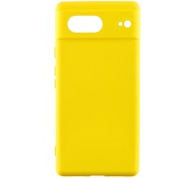 Чохол Silicone Cover Lakshmi Full Camera (AAA) для Google Pixel 7 Жовтий / Yellow
