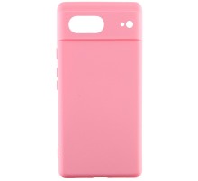 Чохол Silicone Cover Lakshmi Full Camera (AAA) для Google Pixel 7 Рожевий / Light pink