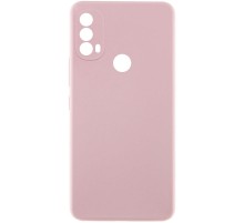 Чохол Silicone Cover Lakshmi Full Camera (AAA) для Motorola Moto E40 Рожевий / Pink Sand