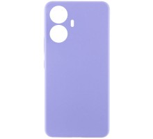 Чохол Silicone Cover Lakshmi Full Camera (AAA) для Realme 10 Pro+ Бузковий / Dasheen