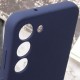 Чохол Silicone Cover Lakshmi Full Camera (AAA) для Samsung Galaxy S22 Темно-синій / Midnight blue