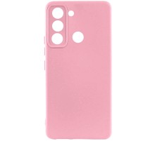 Чохол Silicone Cover Lakshmi Full Camera (AAA) для TECNO Spark 8C Рожевий / Light pink