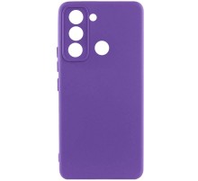 Чохол Silicone Cover Lakshmi Full Camera (AAA) для TECNO Spark 8C Фіолетовий / Amethyst
