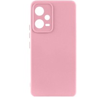 Чохол Silicone Cover Lakshmi Full Camera (AAA) для Xiaomi Poco X5 5G / Redmi Note 12 5G Рожевий / Light pink