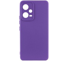 Чохол Silicone Cover Lakshmi Full Camera (AAA) для Xiaomi Poco X5 5G / Redmi Note 12 5G Фіолетовий / Amethyst