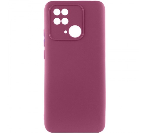 Чохол Silicone Cover Lakshmi Full Camera (AAA) для Xiaomi Redmi 10C Бордовий / Plum Чохол Silicone Cover Lakshmi Full Camera (AAA) для Xiaomi Redmi 10C Бордовий / Plum