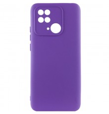 Чохол Silicone Cover Lakshmi Full Camera (AAA) для Xiaomi Redmi 10C Фіолетовий / Amethyst