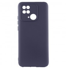 Чохол Silicone Cover Lakshmi Full Camera (AAA) для Xiaomi Redmi 10C Сірий / Dark Gray