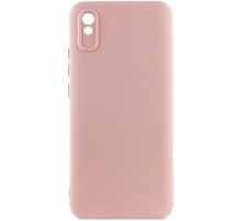 Чохол Silicone Cover Lakshmi Full Camera (AAA) для Xiaomi Redmi 9A Рожевий / Pink Sand